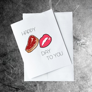 Happy Steak & BJ Day à vous, carte de vœux