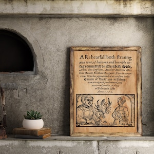 Witch trials, witch poster, black magic poster, occult art, witch, gothic poster
