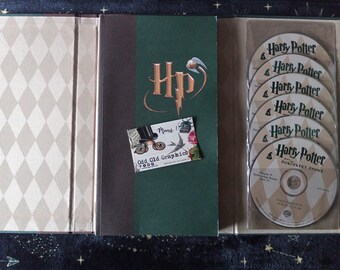 Harry Potter Collector's Edition, VERY RARE, Illustrated Style Guide with 6 CDs, Official Warner Bros, Vintage 2000