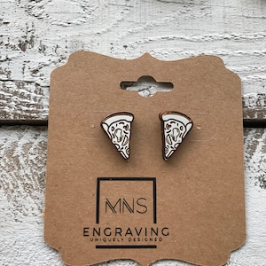Pizza Stud Earrings