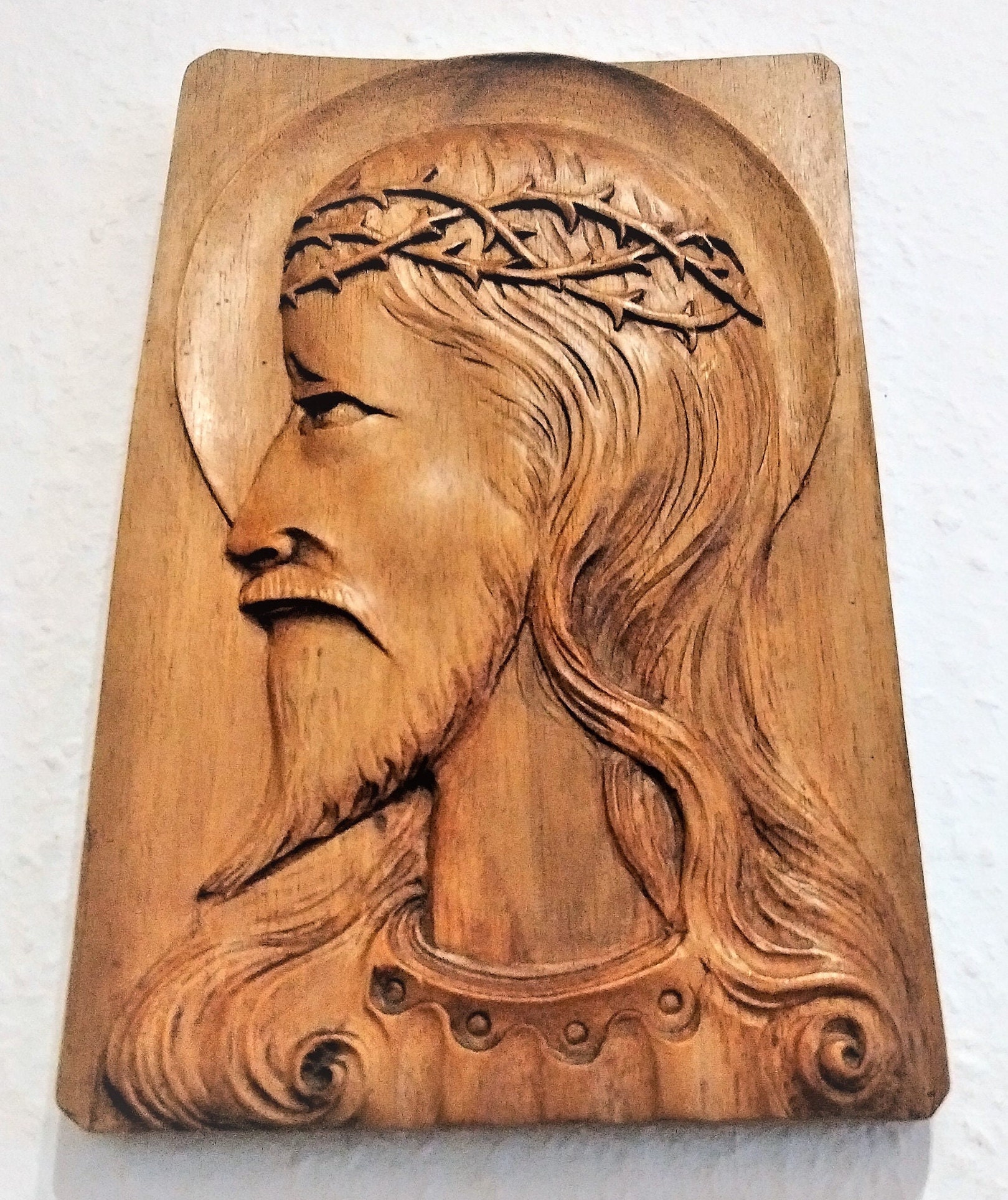 Tableau Christ en Bois Massif