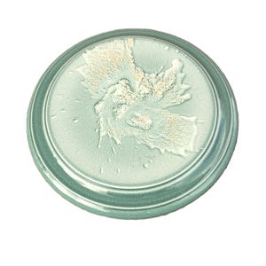 Emaljerat keramikunderlägg / Keramik signerad "Protet"