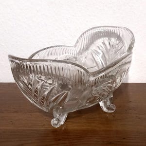 Antike große Glasschale / Zimmerpflanzentopf