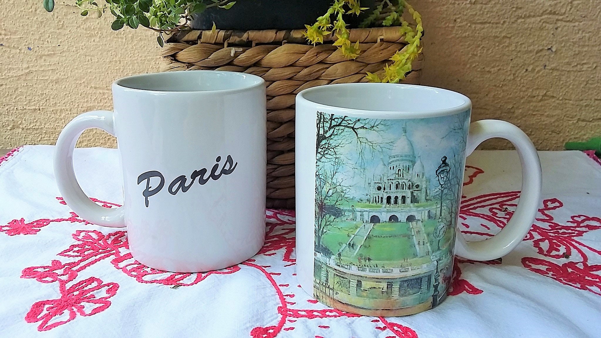 Mug Vintage Souvenir de Paris