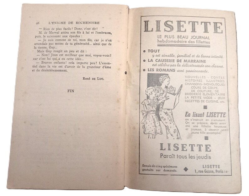 3 Old Little French Children's Books / Spring Collection 1930s Etsy