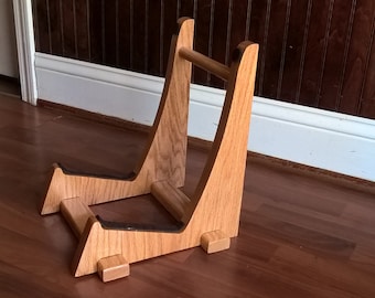 Wood Guitar Stand Etsy