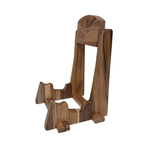 Teak Instrument Stands, Wild grain, Available as Single Acoustic, Single Electric, Ukulele, Banjo, Mandolin, Series2 Ac.,Series2 Duo