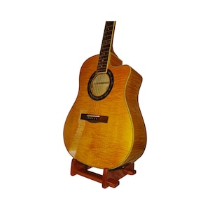 Guitar Stand for Single Acoustic Guitar, Free Shipping in USA, Also availble: Ukulele Stands, Mandolin Stands, Banjo Stands, Guitar Holder.