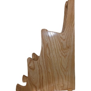 Guitar Stand 3 Tier, Three Styles, The Original. Solid hardwoods,not plywood. Handmade in the USA. Furniture for your Guitar Guitar Stands. image 3