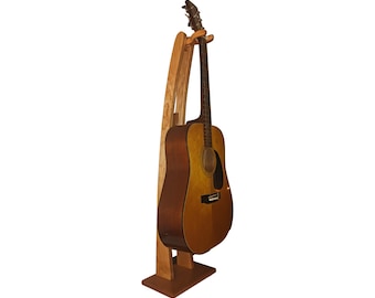 New Tall Hanging Guitar Stand and Banjo Stand. Beautiful and Classy. A great gift for your favorite musician. Free shipping contiguous USA.