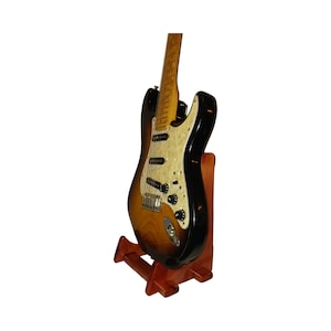 Guitar Stand for Single Electric Guitar, Free Shipping in USA,  Also: Guitar Stands, Ukulele Stands, Banjo Stands, Mandolin Stands.
