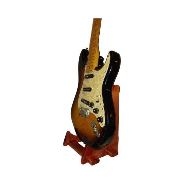 Guitar Stand for Single Electric Guitar, Free Shipping in USA,  Also: Guitar Stands, Ukulele Stands, Banjo Stands, Mandolin Stands.