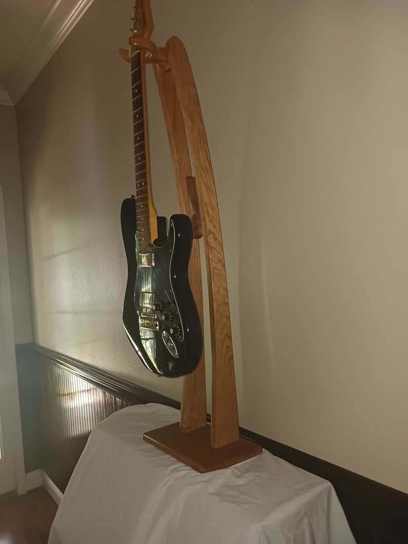 New Tall Hanging Guitar Stand and Banjo Stand. Beautiful and Classy. A great gift for your favorite musician. Free shipping contiguous USA. image 8