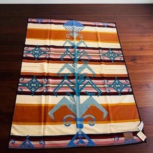 VTG 90s Pendleton Tree of Life Reversible Blanket by Tony Abeyta, Hope Series Beaver State Wool Robe  New With Tags and Box, 64 x 80 Lim Ed