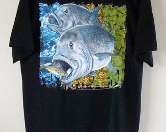 Epic Ulua 2 T-shirt, Ulua Fishing Tshirt, Ulua Shirt, Hawaii Fishing Shirt,  Fishing Tee, Giant Trevally, Gift for Fishermen, Men's T-shirt 