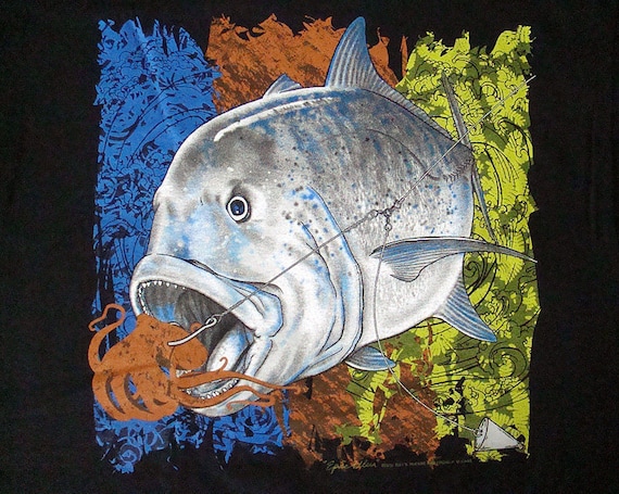 Ulua Big Fish Print Shirt Ulua Big Fish Print Shirt