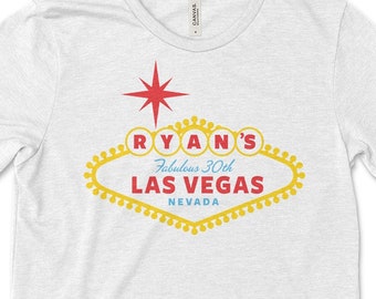 Birthday Shirt, Las Vegas Birthday Shirt, Las Vegas Sign, Las Vegas Girls Trip