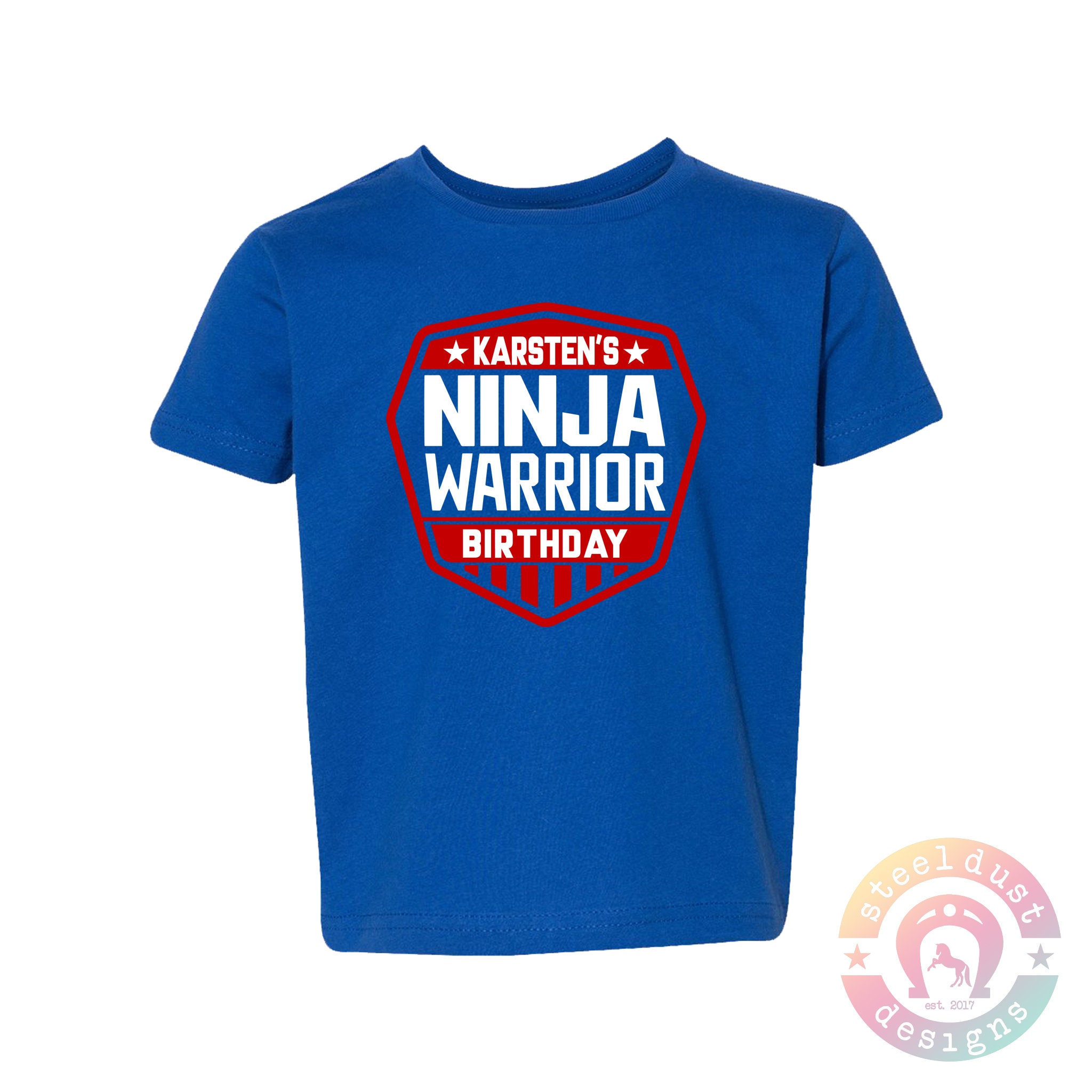 American Ninja Warrior Birthday Shirt Ninja Shirt Ninja Warrior Birthday Party Etsy