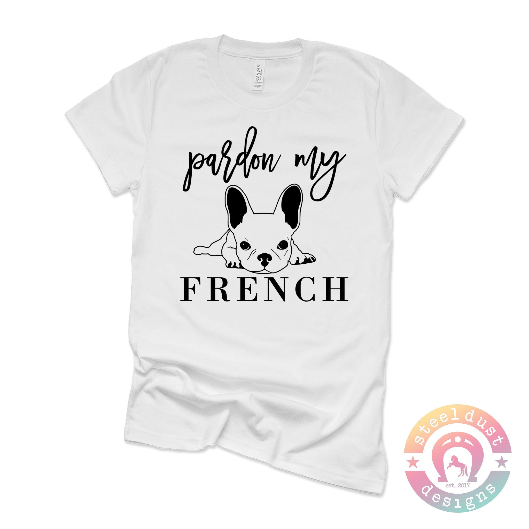French Bulldog Shirt Frenchie Tshirt Dog Lover Graphic Tee Etsy