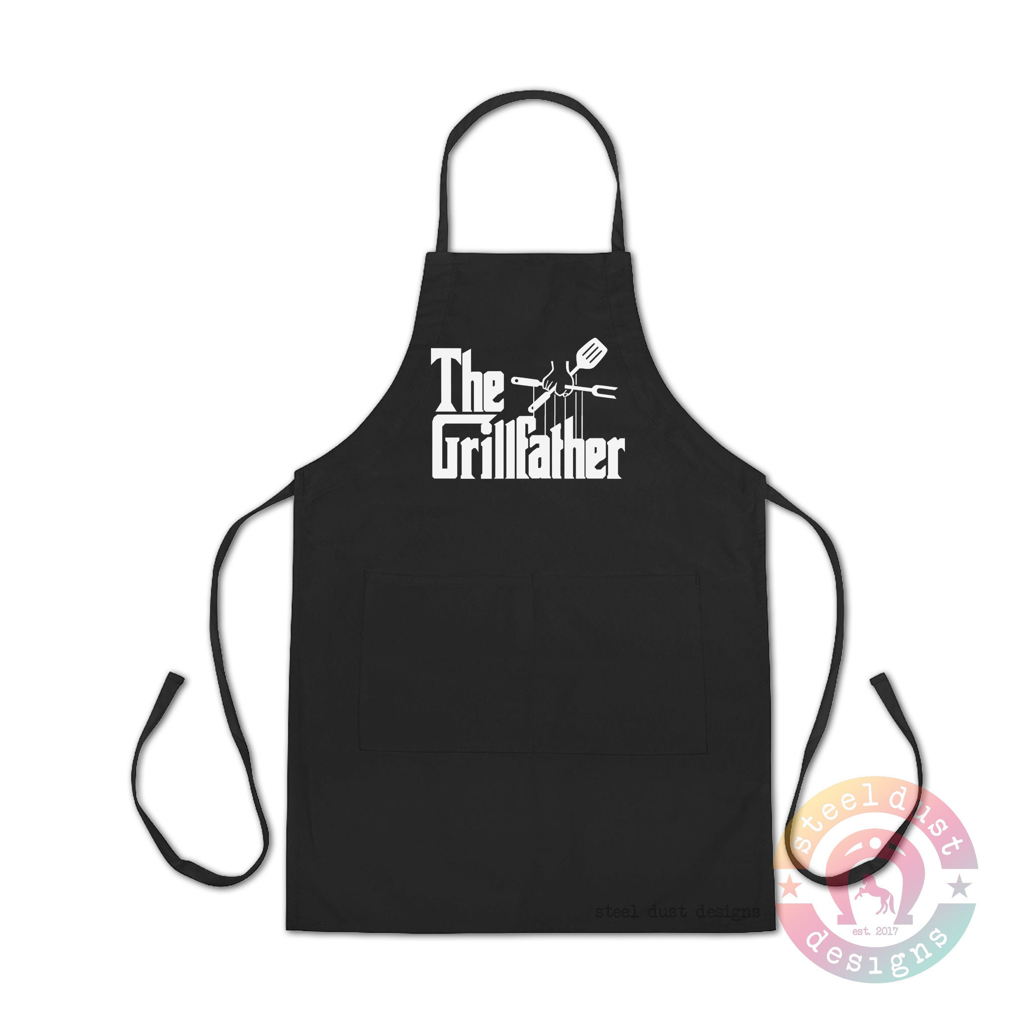 Grill Apron for Men the Grillfather Grilling Apron Etsy UK