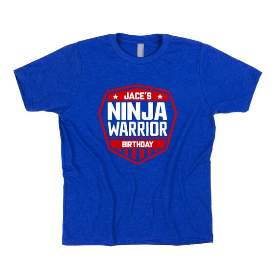 Download American Ninja Warrior Birthday Shirt Ninja Shirt Ninja Etsy