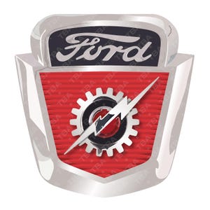 Ford F100 Badge, Emblem, Classic, Vintage, SVG, Digital Download.