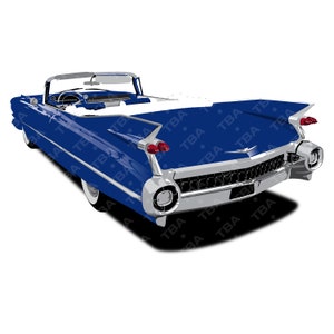 1959, Cadillac, Fins, SVG, Digital Download.