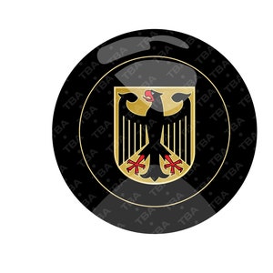 VW Deutschland Hupenknopf SVG, Digital Download.