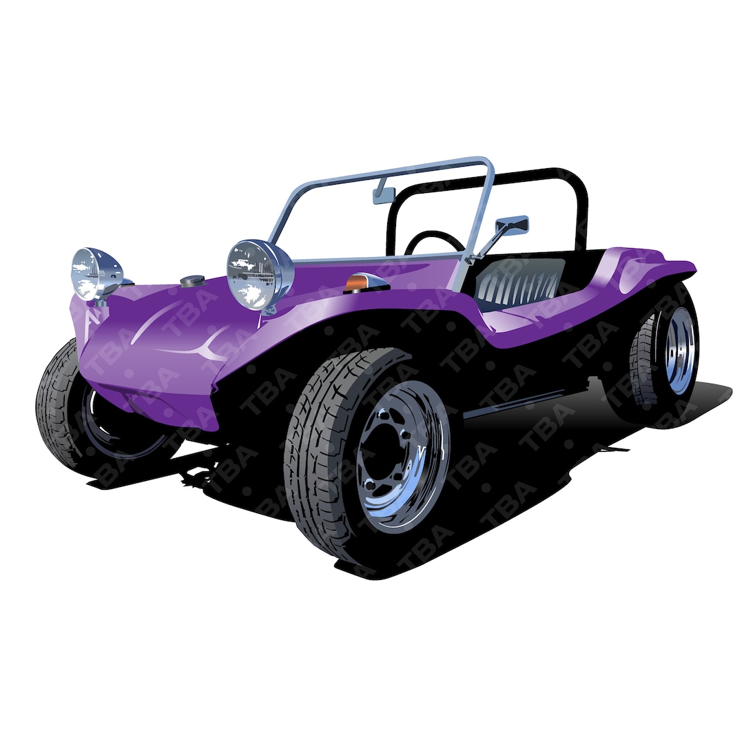 Purple Myers Max Dune Buggy Purple Dune Buggy VW, 60's, 70's, SVG