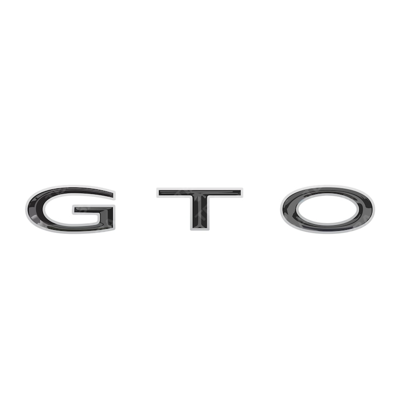 Gto Letters GTO, Pontiac, Chrome, Classic, Vintage, SVG, Digital Download. - Etsy