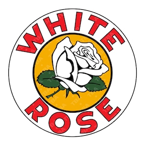 White Rose Gas and Oil, Logotipo, Clipart, Clásico, Vintage, SVG, Descarga digital.