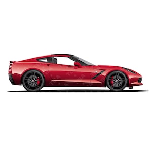 2015, Chevrolet, Corvette, SVG, Digital Download.