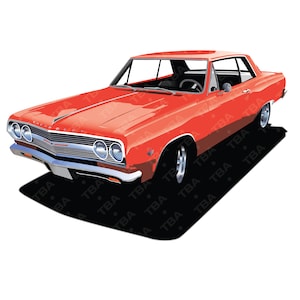 1965, Chevelle, Chevrolet, Malibu, SVG, Digital Download.