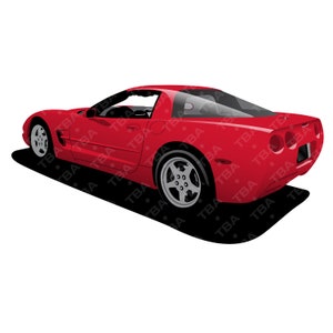 1998, Chevrolet, Corvette, SVG, Digital Download.