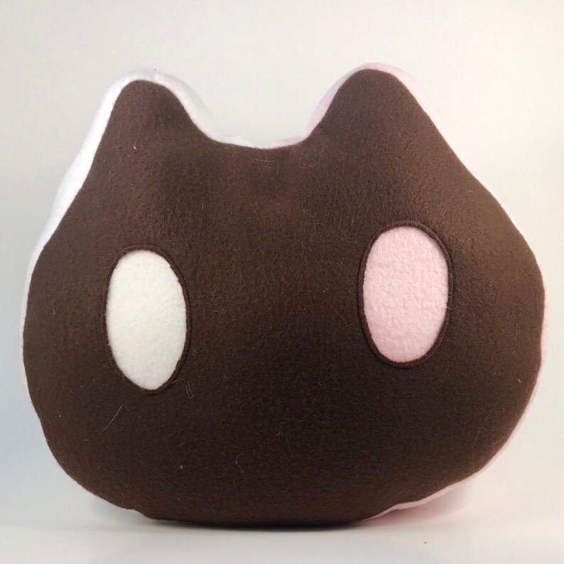 cookie cat pillow