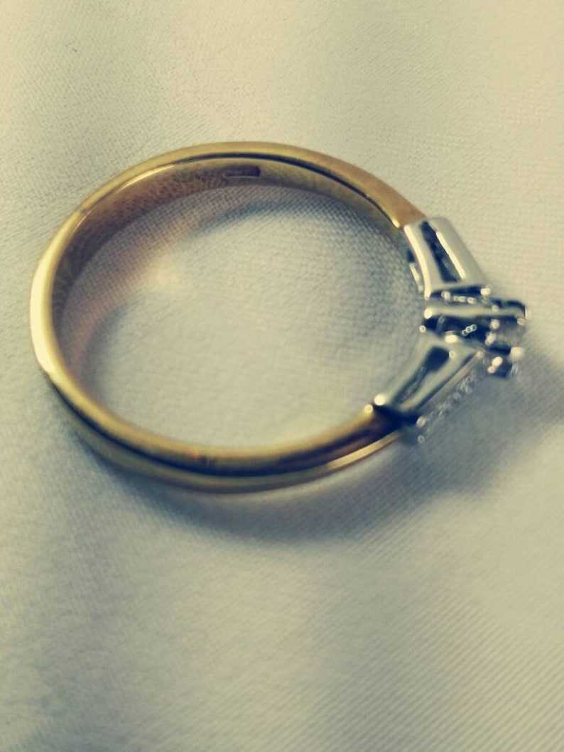 Love Ring Natural Diamond Bride Jeweles Wrapped Wire, Luxuria Ring 18k Yellow Gold Wedding Ring 18k White Gold Princes Ring Ring