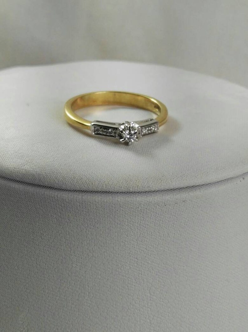 Love Ring Natural Diamond Bride Jeweles Wrapped Wire, Luxuria Ring 18k Yellow Gold Wedding Ring 18k White Gold Princes Ring Ring