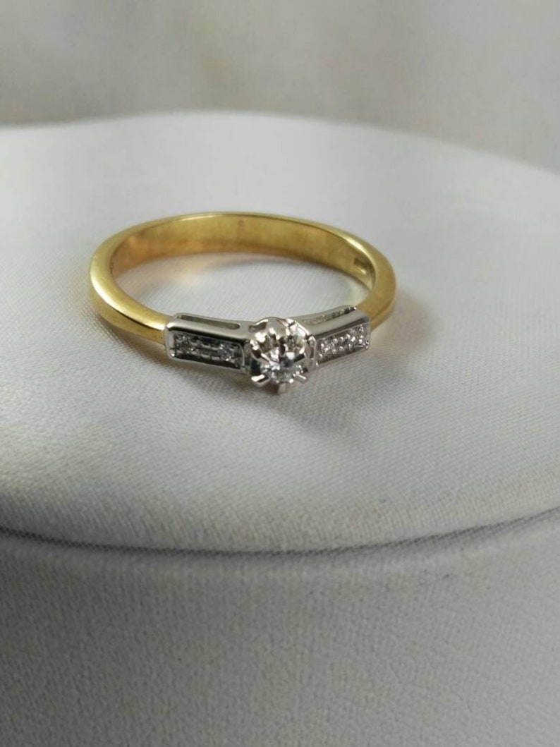 Love Ring Natural Diamond Bride Jeweles Wrapped Wire, Luxuria Ring 18k Yellow Gold Wedding Ring 18k White Gold Princes Ring Ring
