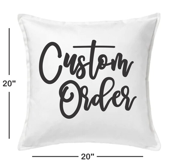custom pillows etsy