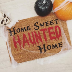 Home sweet haunted home - Coir rug