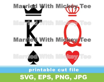 King Of Spades Svg Etsy