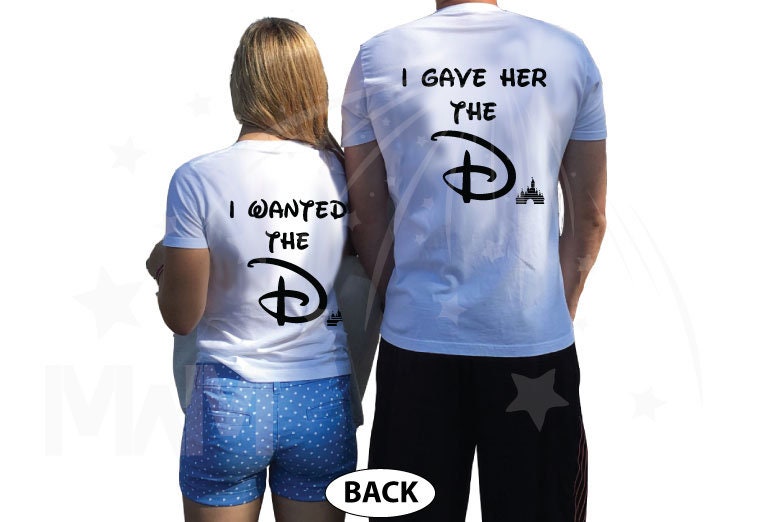She wants the d disney shirt on sale