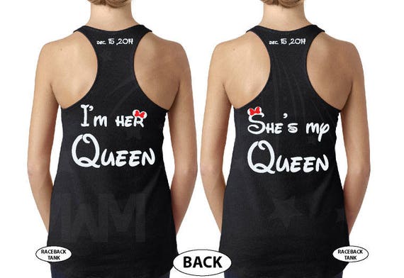 Custom Lgbt Lesbian She S My Queen And I M Her Queen Etsy