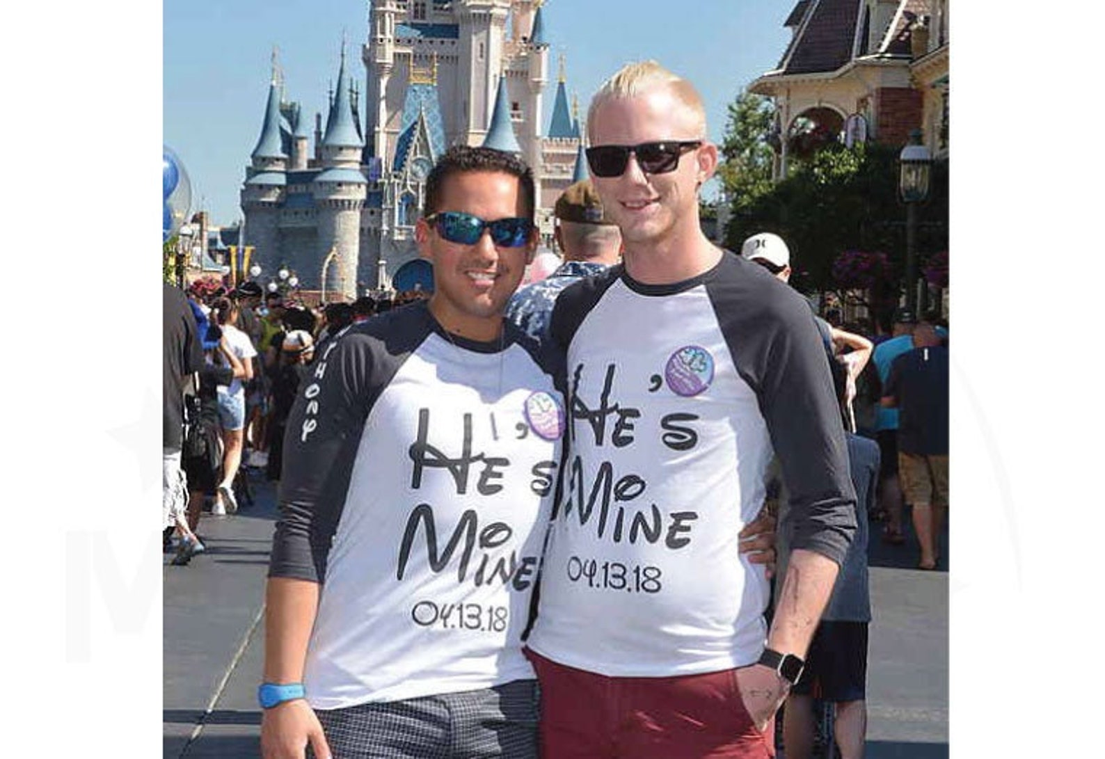Custom LGBT Gay as Hell Matching Shirts I'm His He's Mine With Initials ...