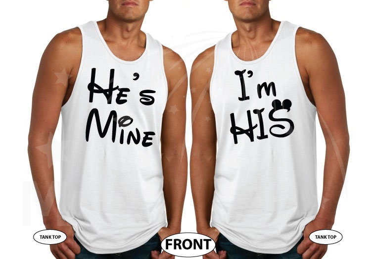 Custom LGBT Gay as Hell Matching Shirts I'm His He's Mine With Initials ...