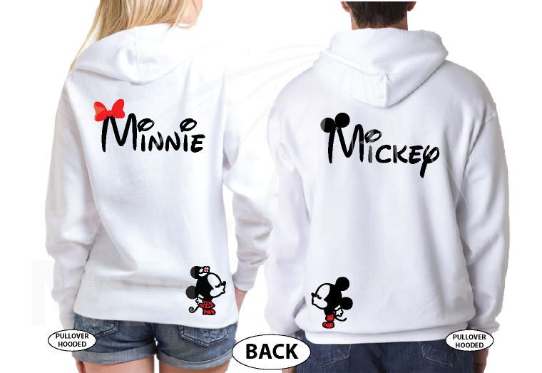 Mickey and hotsell minnie couple hoodies