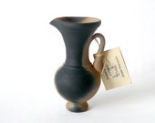 MINIATURE AMPHORA VASE Handmade souvenire ancient Roman pottery miniature replica of Lekyphos, traditional method of making and firing