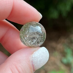 Gorgeous Small Golden Rutilated Quartz Sphere