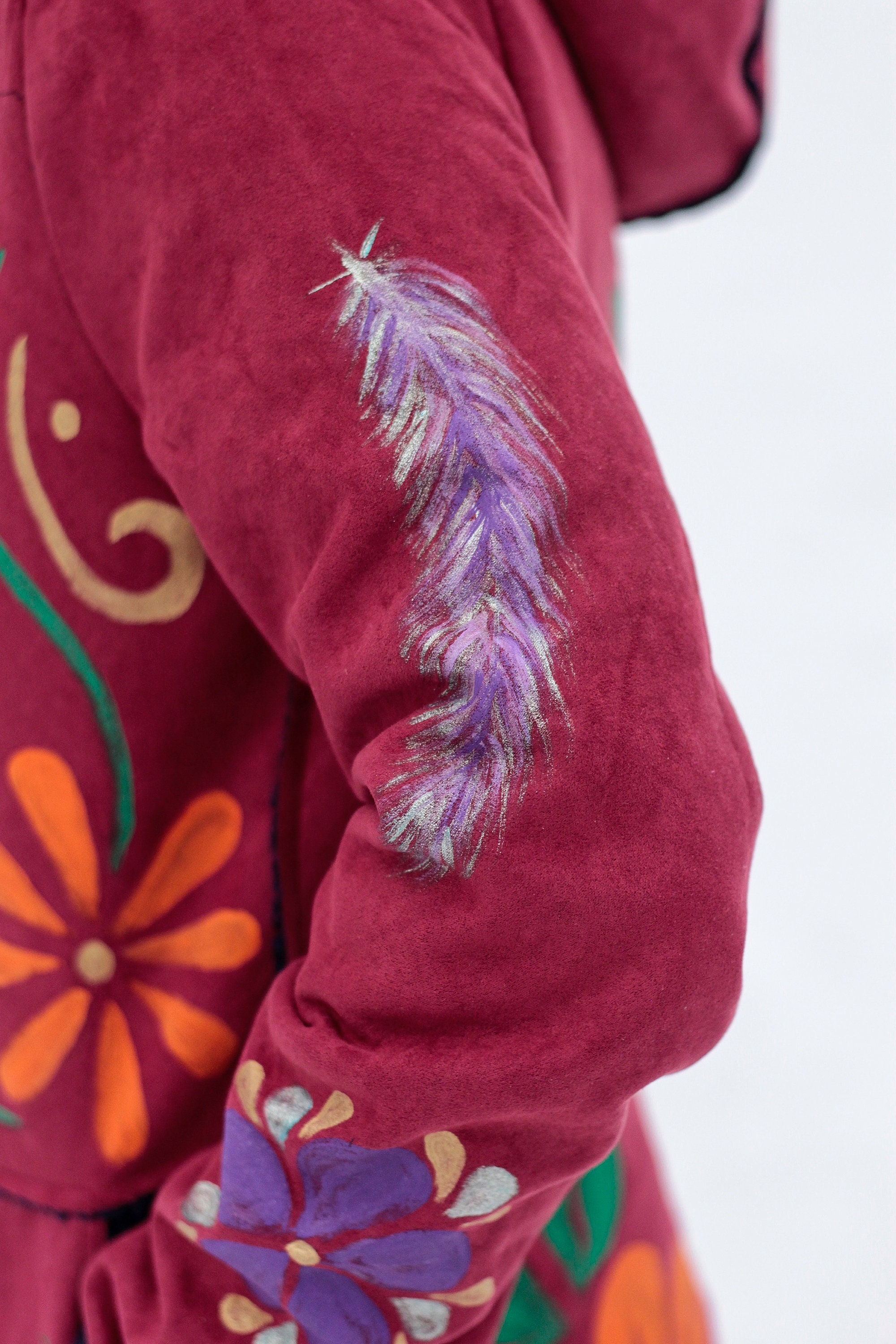 Bohemians Rosy Jacket Hand Paint Print 【公式通販】