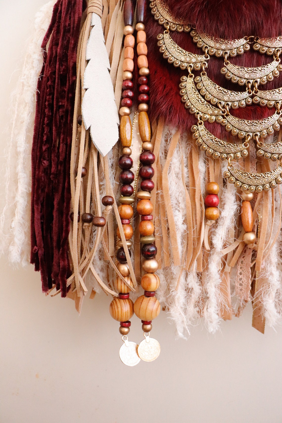 bohemian tassel bag